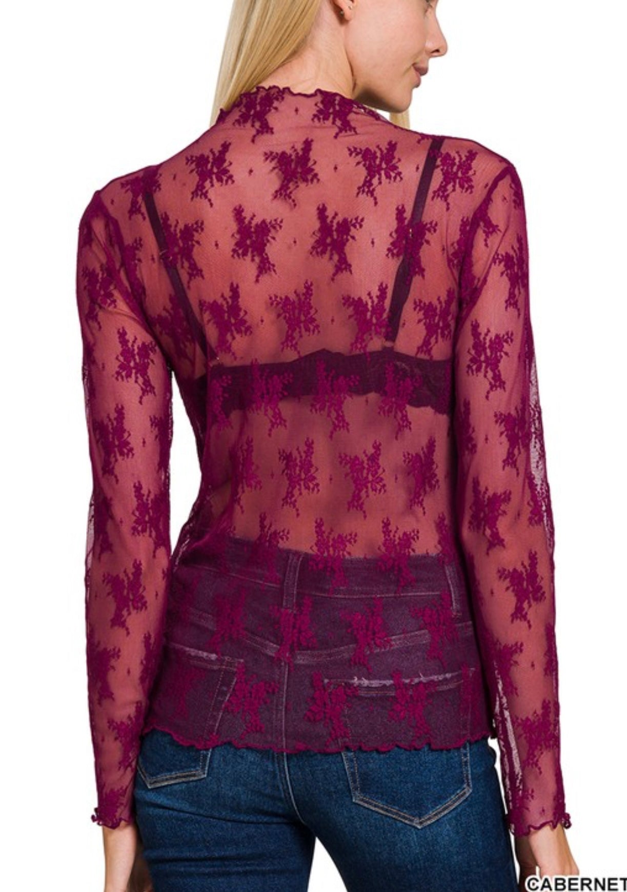 Mesh Lace Top