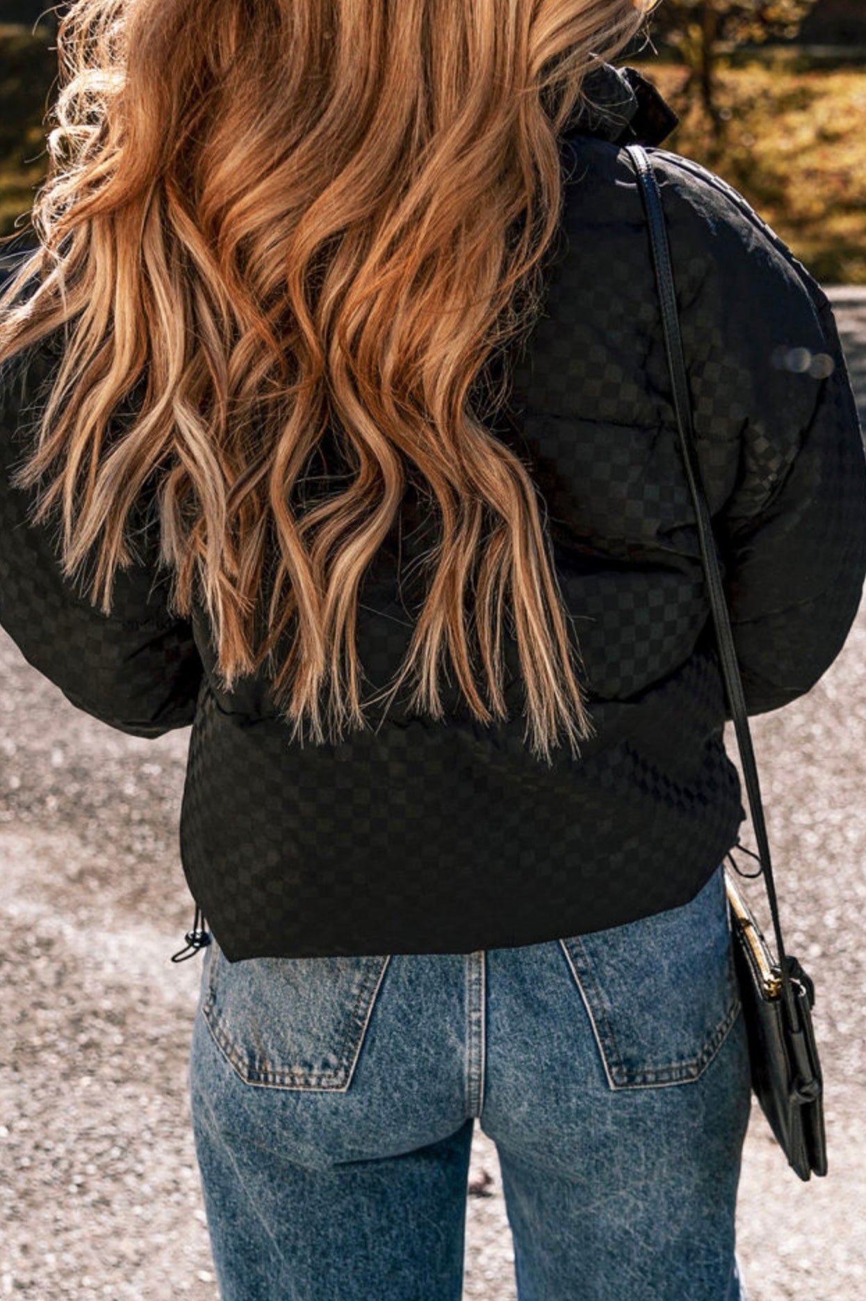 Jacket Puffer Checkered
