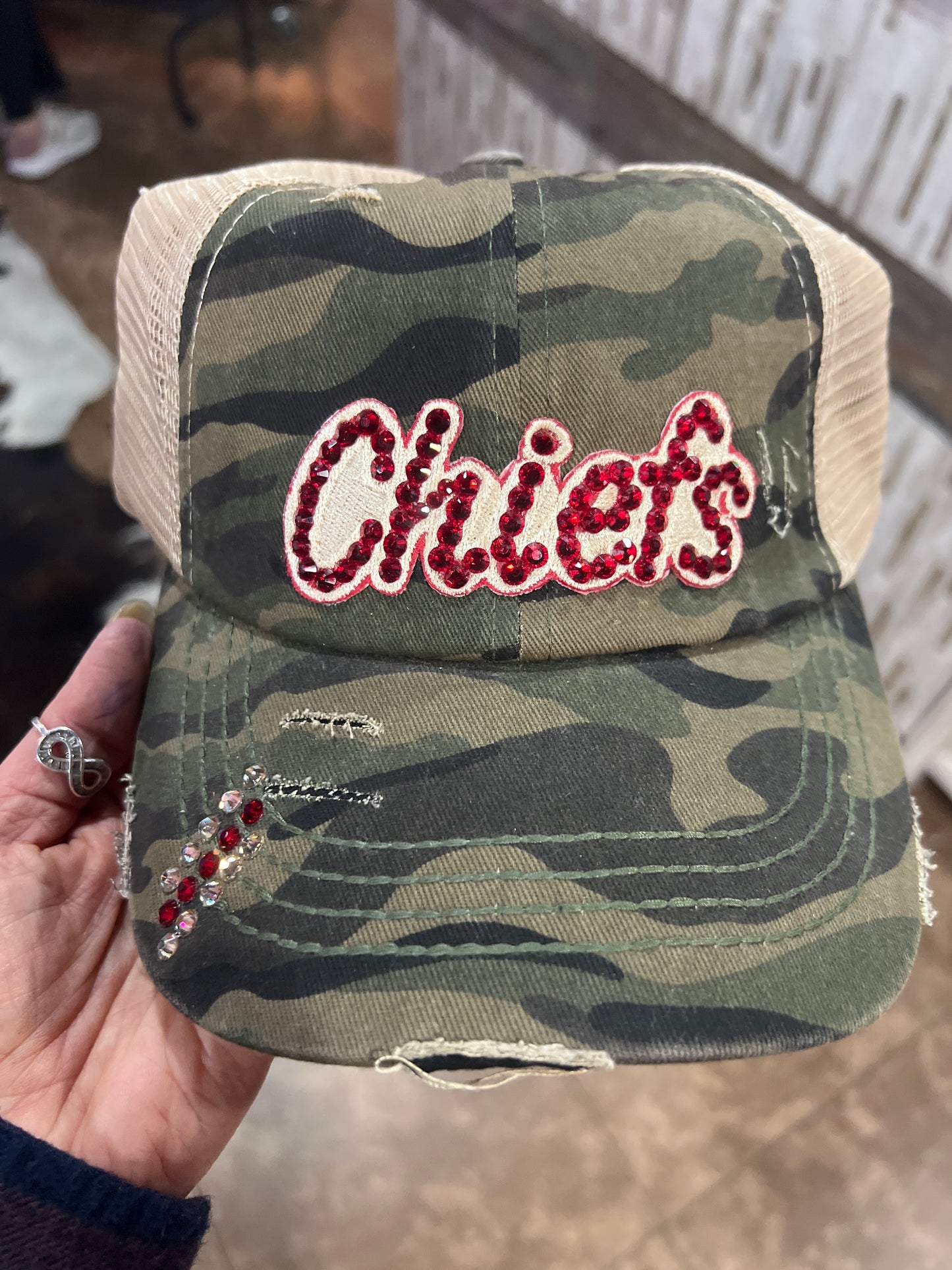 Hat KC Chiefs Bling