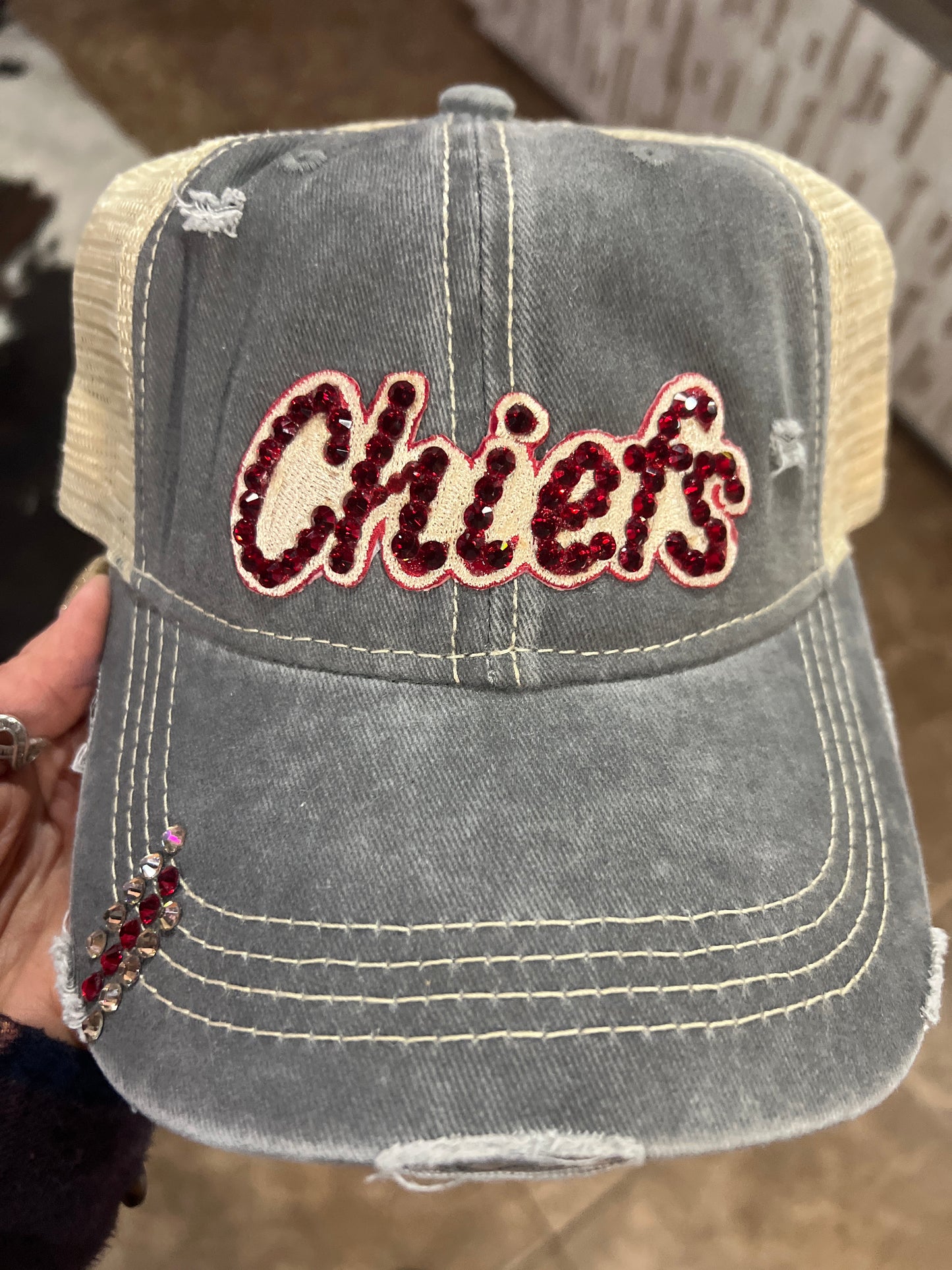 Hat KC Chiefs Bling
