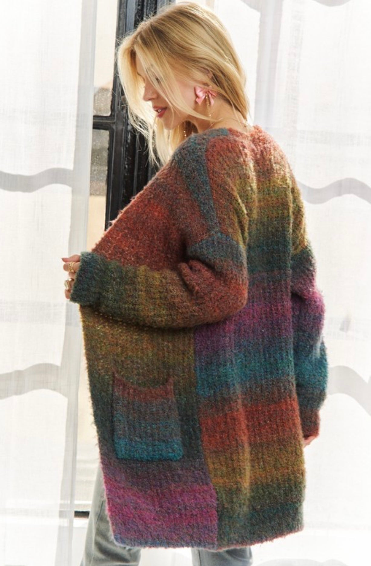 Cardigan Sweater Ombré
