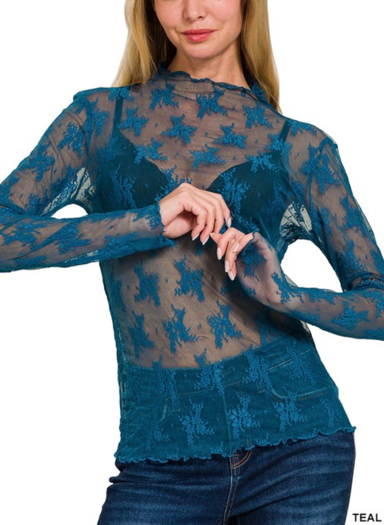 Mesh Lace Top