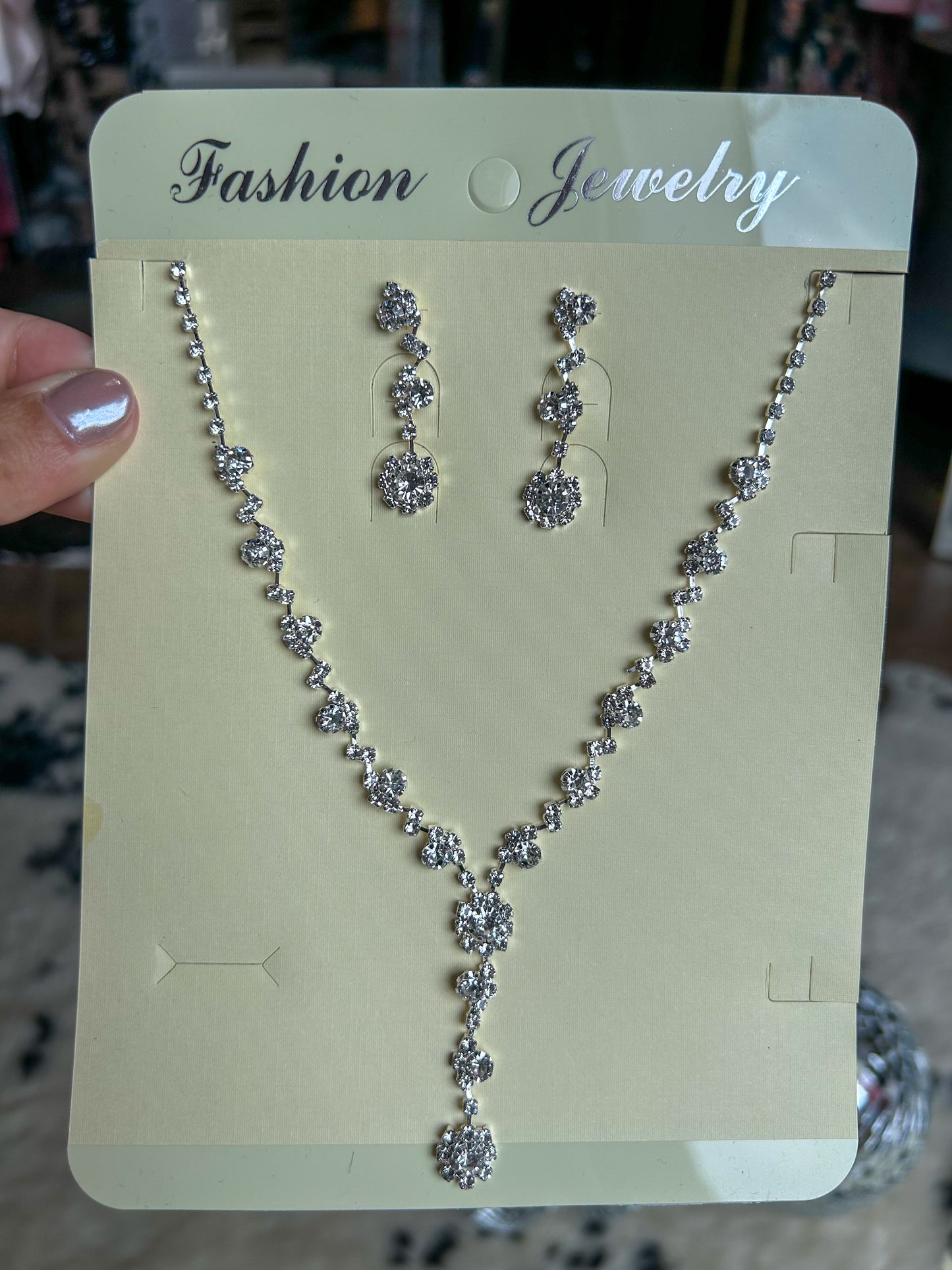Necklace Evening Set Jewelry