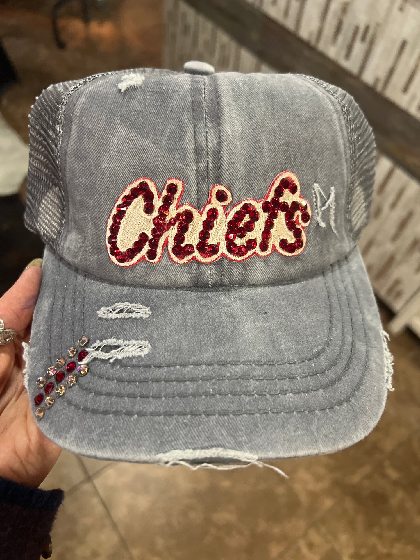 Hat KC Chiefs Bling