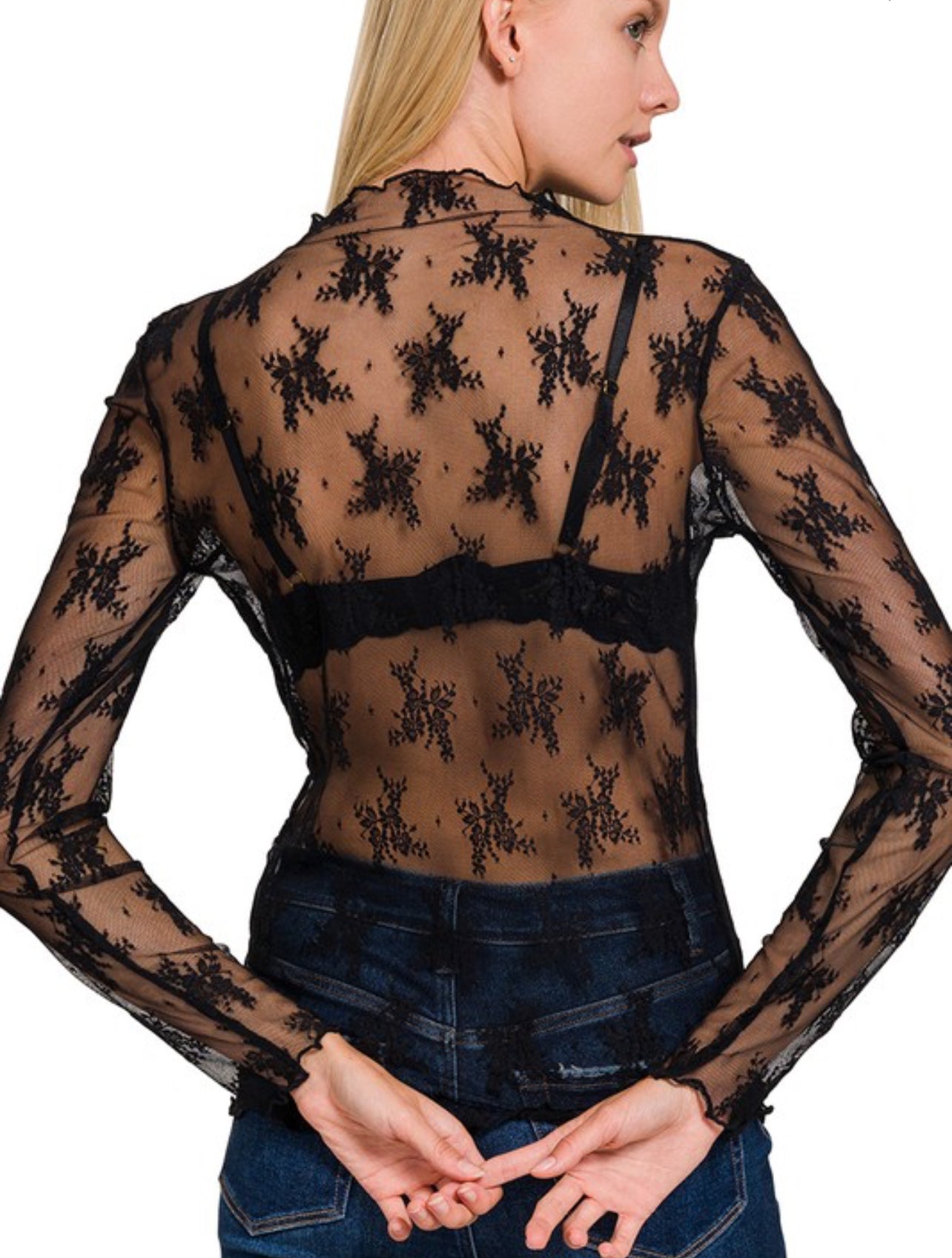 Mesh Lace Top