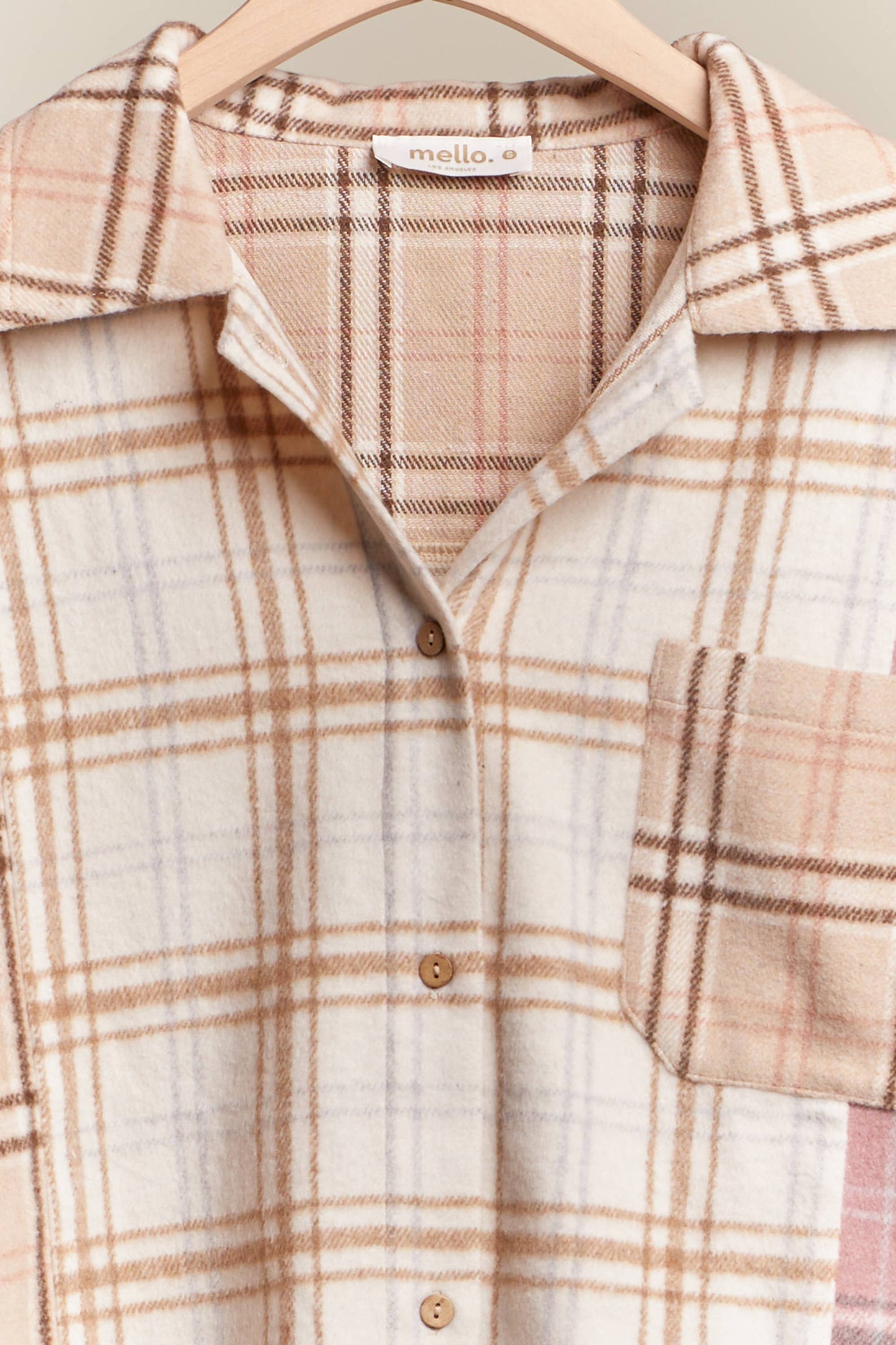 Shacket Plaid Color Block