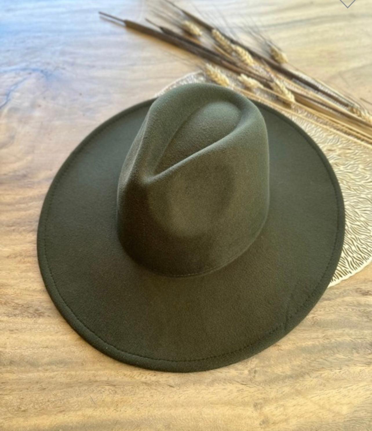 Classic Wide Brim Felt Hat - BeLoved Boutique