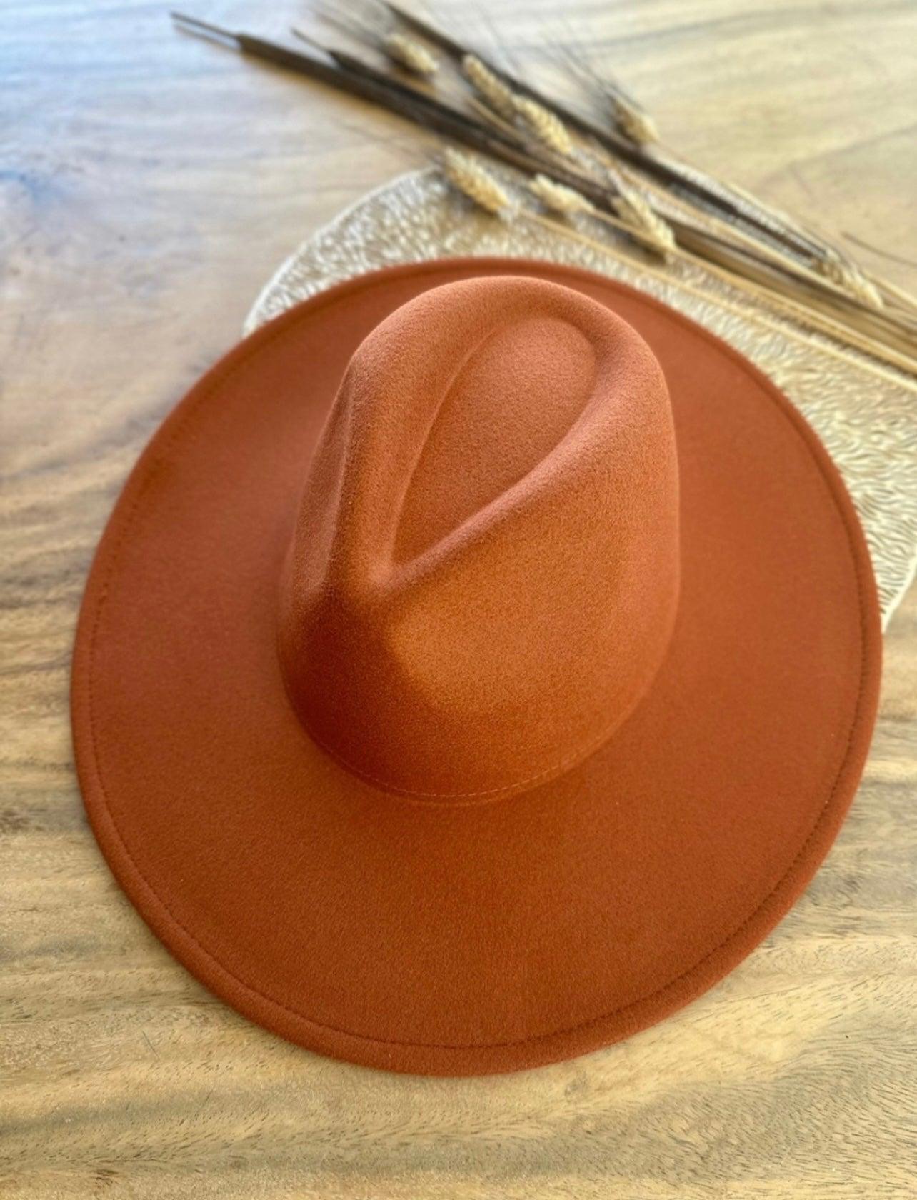 Classic Wide Brim Felt Hat - BeLoved Boutique