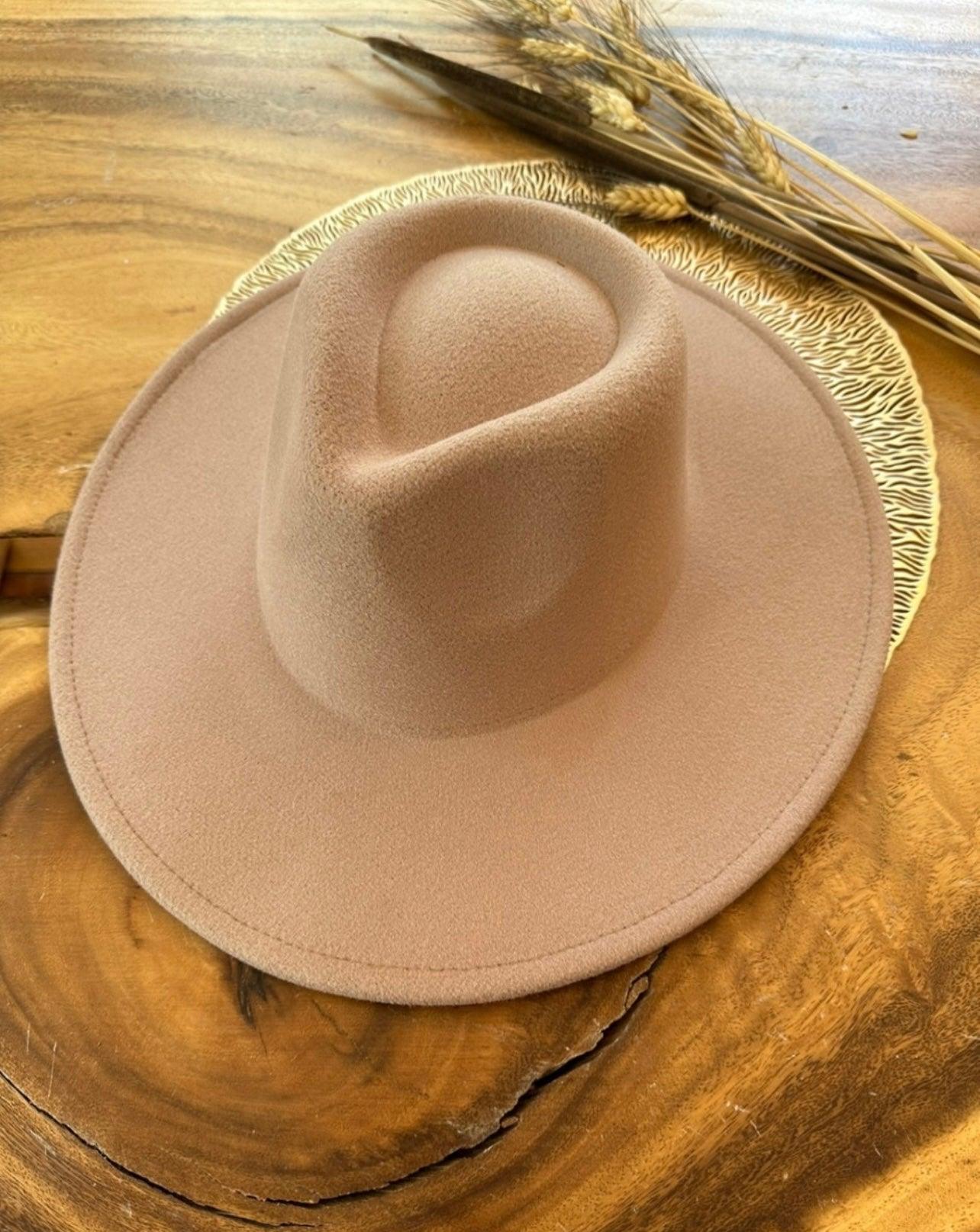 Classic Wide Brim Felt Hat - BeLoved Boutique
