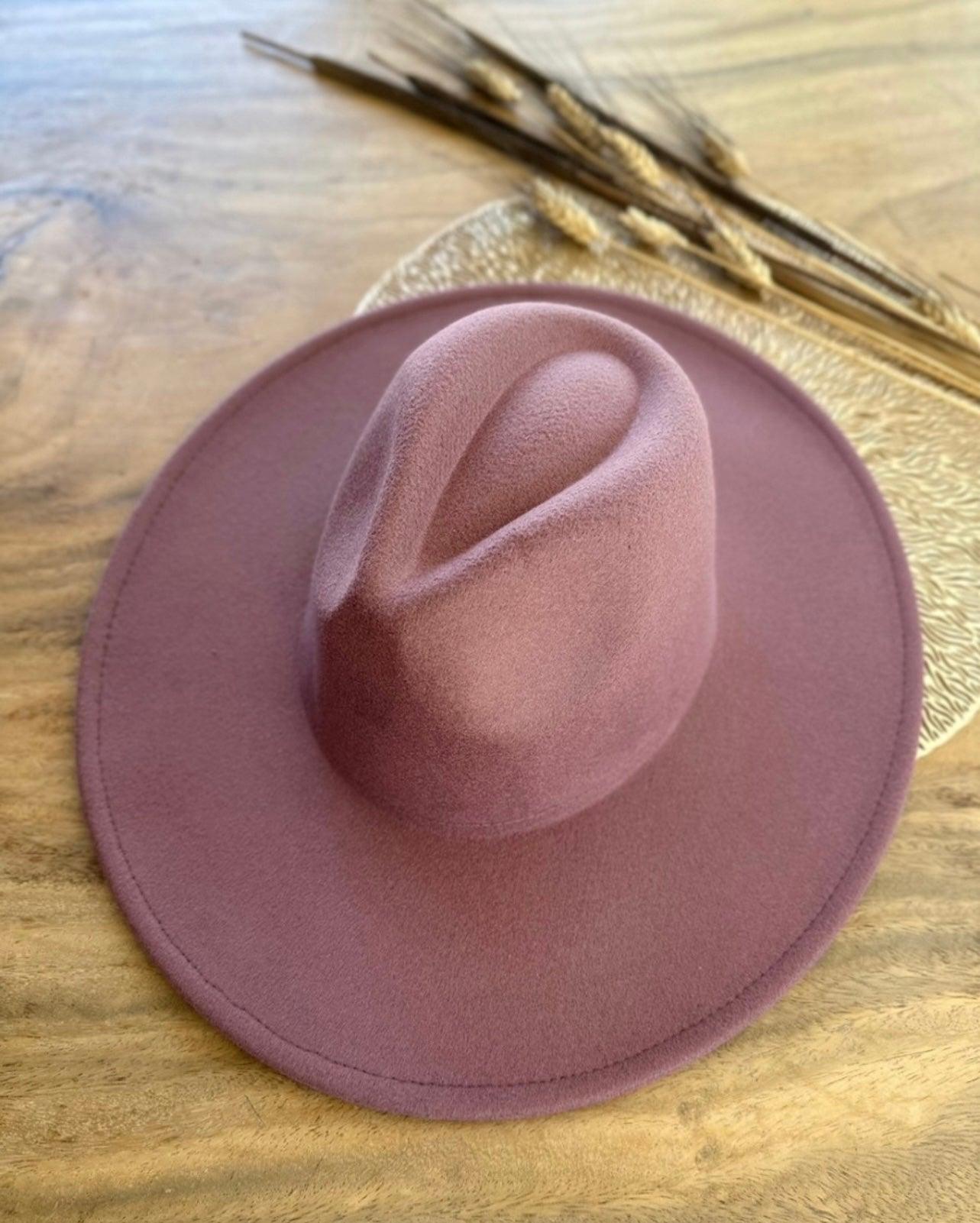Classic Wide Brim Felt Hat - BeLoved Boutique