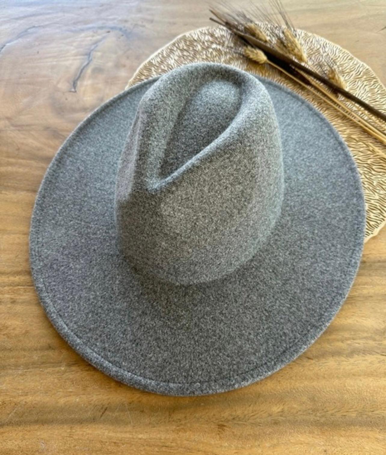 Classic Wide Brim Felt Hat - BeLoved Boutique