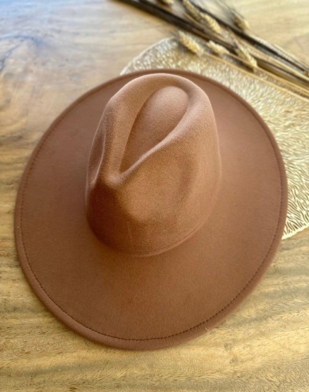 Classic Wide Brim Felt Hat - BeLoved Boutique
