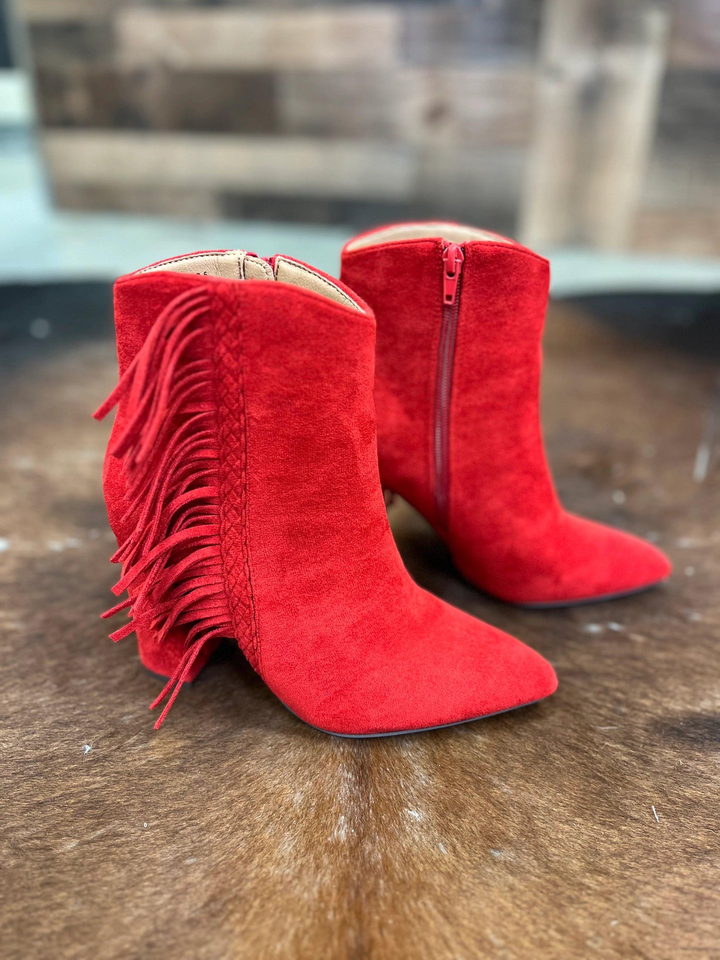 Corky's Fringe Suede Boots - BeLoved Boutique
