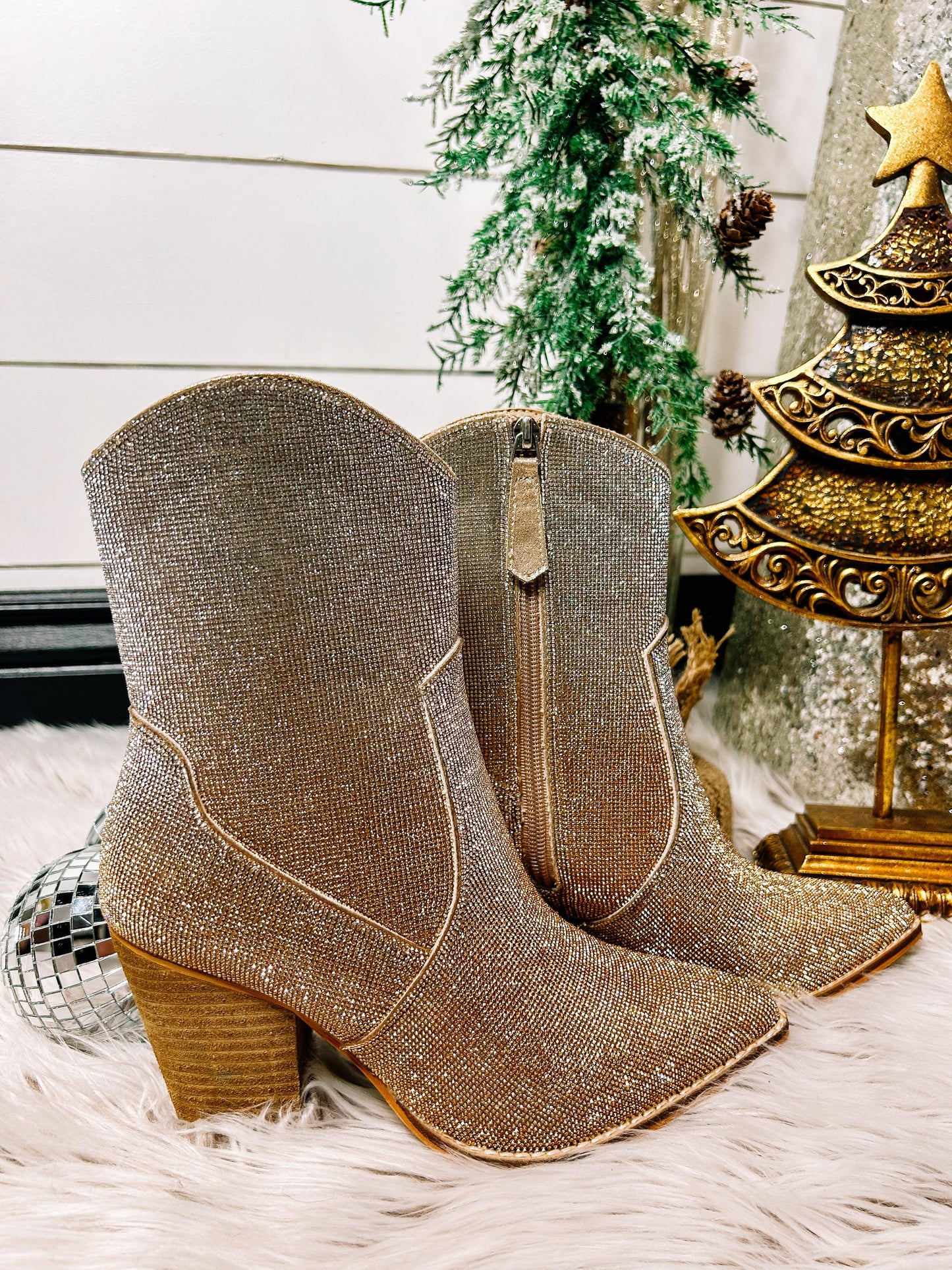 Corkys Selfie Rhinestone Western Bootie - BeLoved Boutique