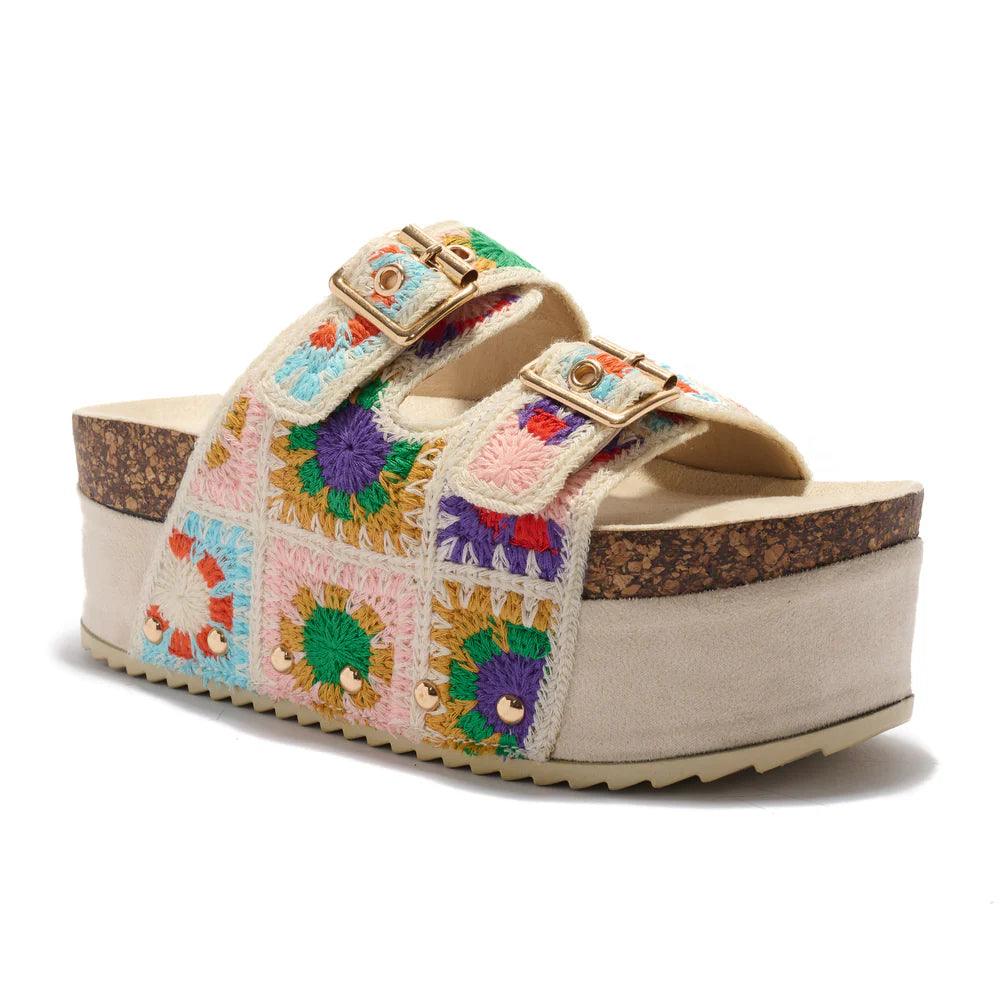 Crochet Platform Sandals - BeLoved Boutique
