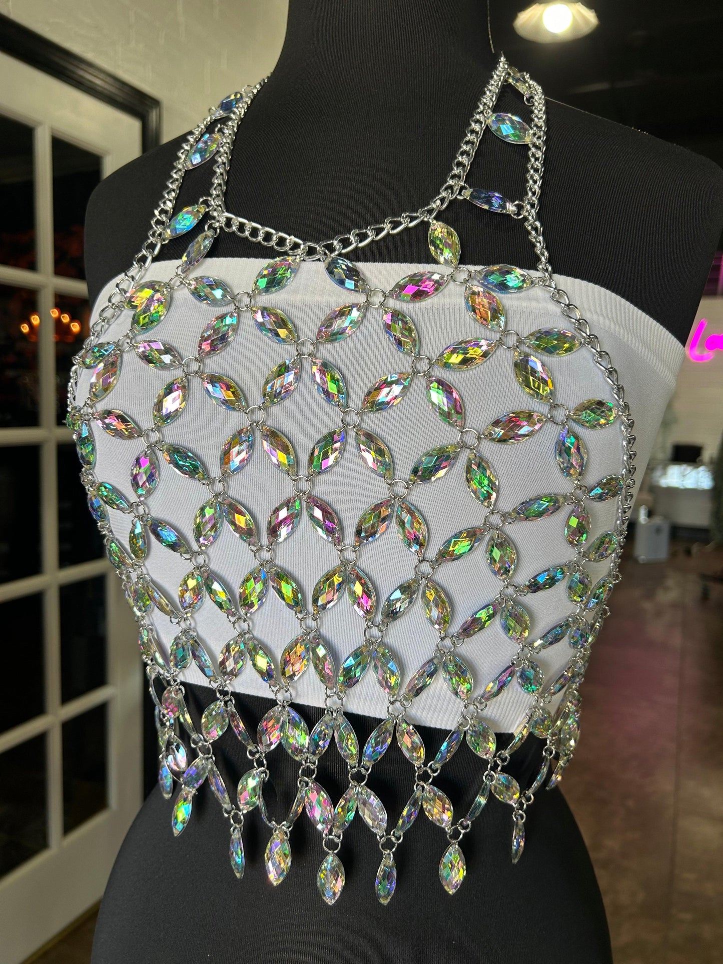 Crystal Rhinestone Tank - BeLoved Boutique
