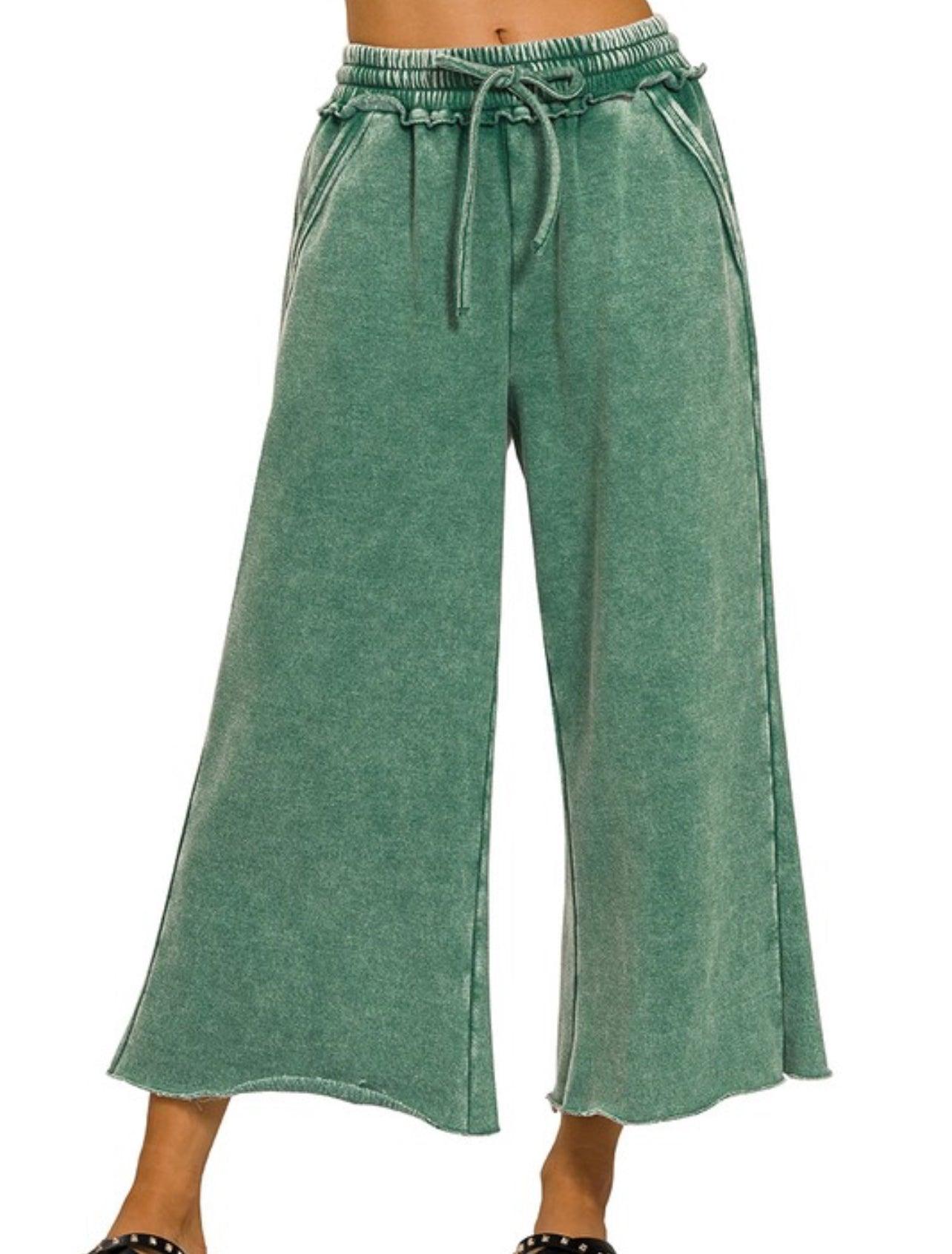 Fleece Palazzo Sweatpants - BeLoved Boutique