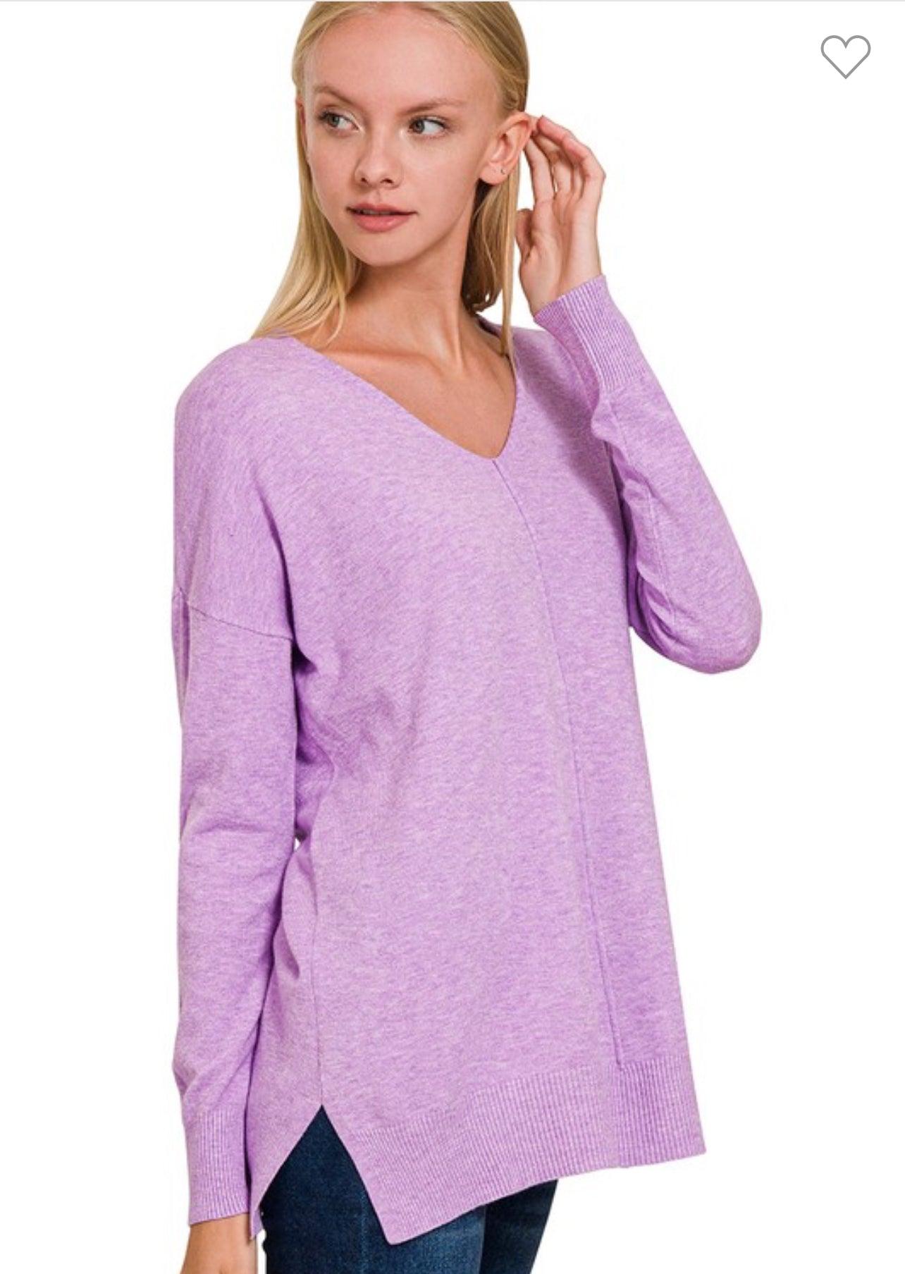 Front Seam Boyfriend Sweater - BeLoved Boutique