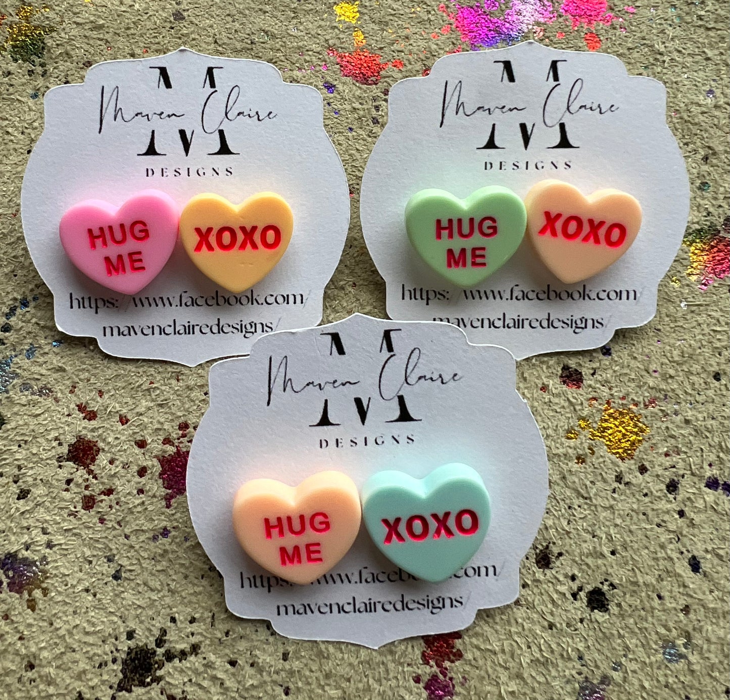 HUG ME Valentine Earrings - BeLoved Boutique
