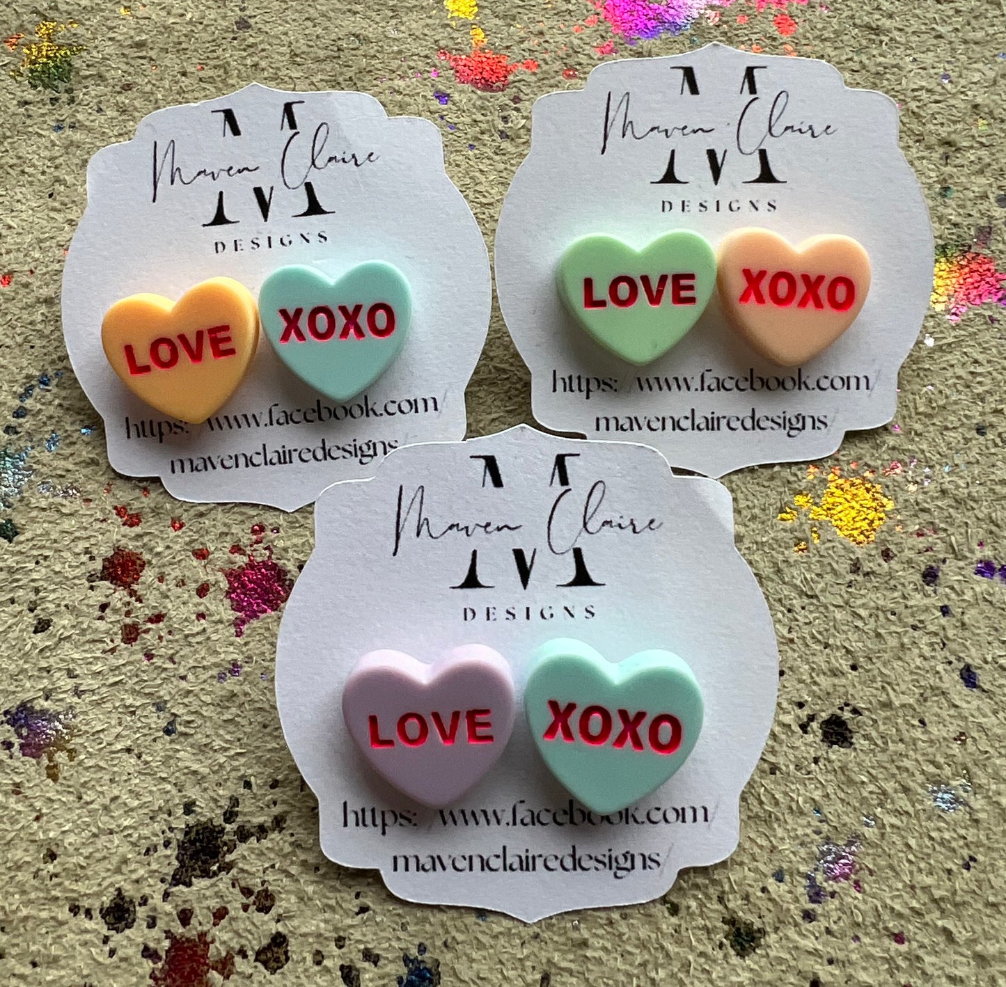 LOVE Valentine Earrings - BeLoved Boutique