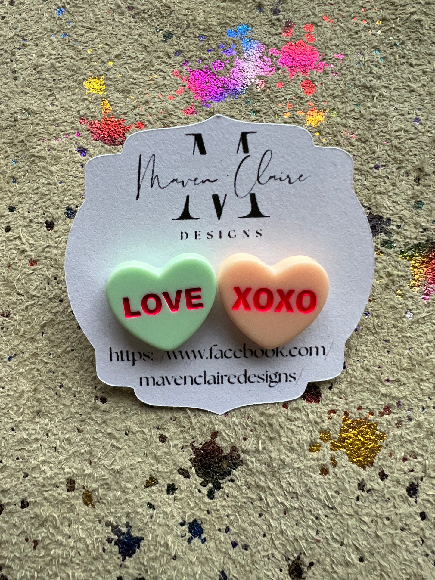 LOVE Valentine Earrings - BeLoved Boutique