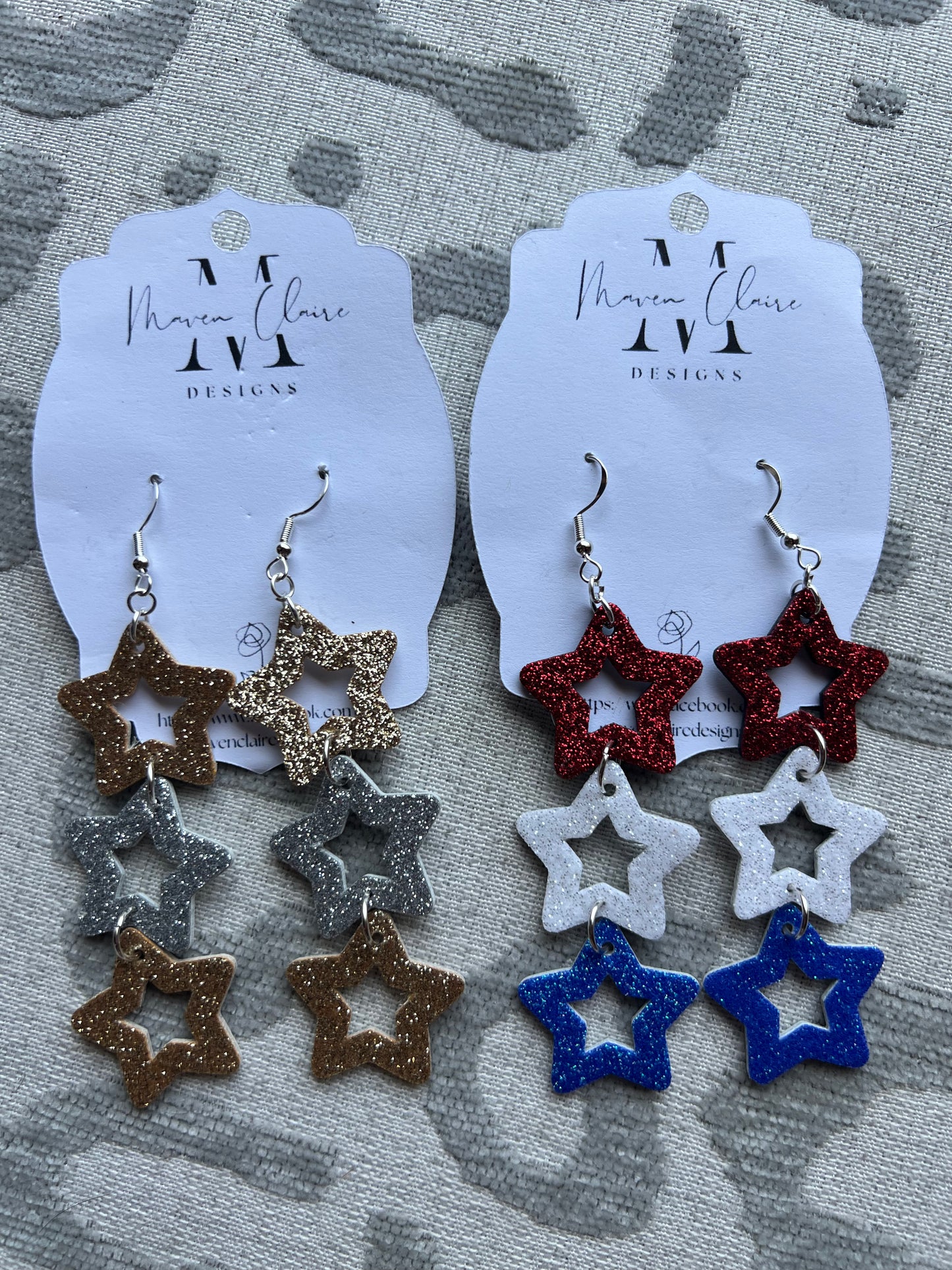 Star Dangle Earrings - BeLoved Boutique