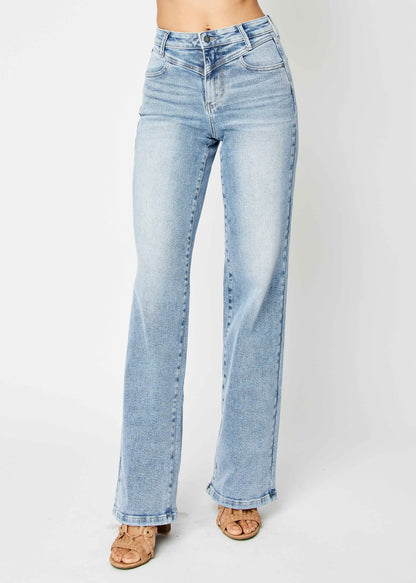 Judy Blue Straight Jeans Retro