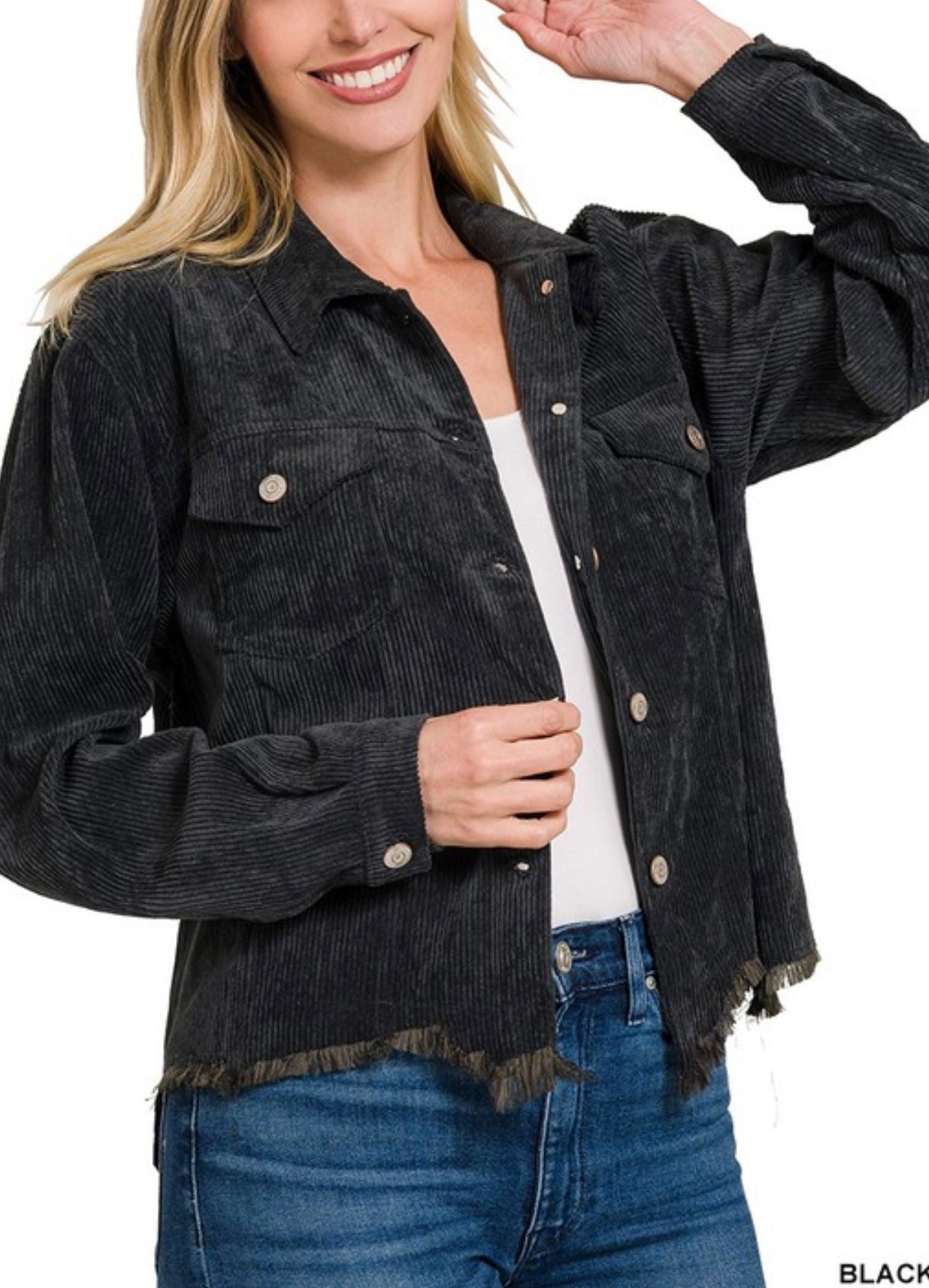 Jacket Corduroy Cropped