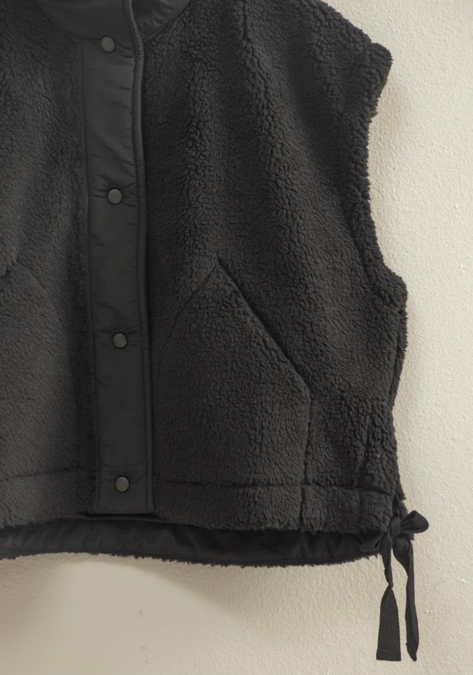 Oversized Sherpa Vest