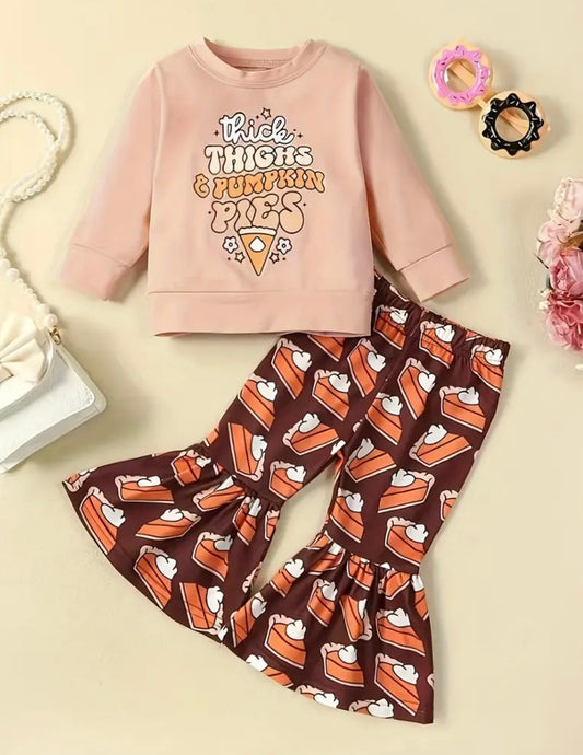 Girls Set “Thick Thighs Pumpkin Pies”