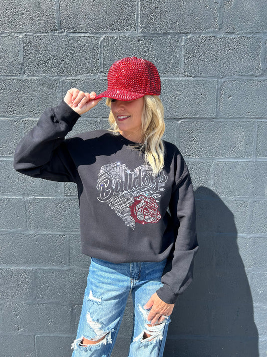 Bulldogs Rhinestone Sweatshirt