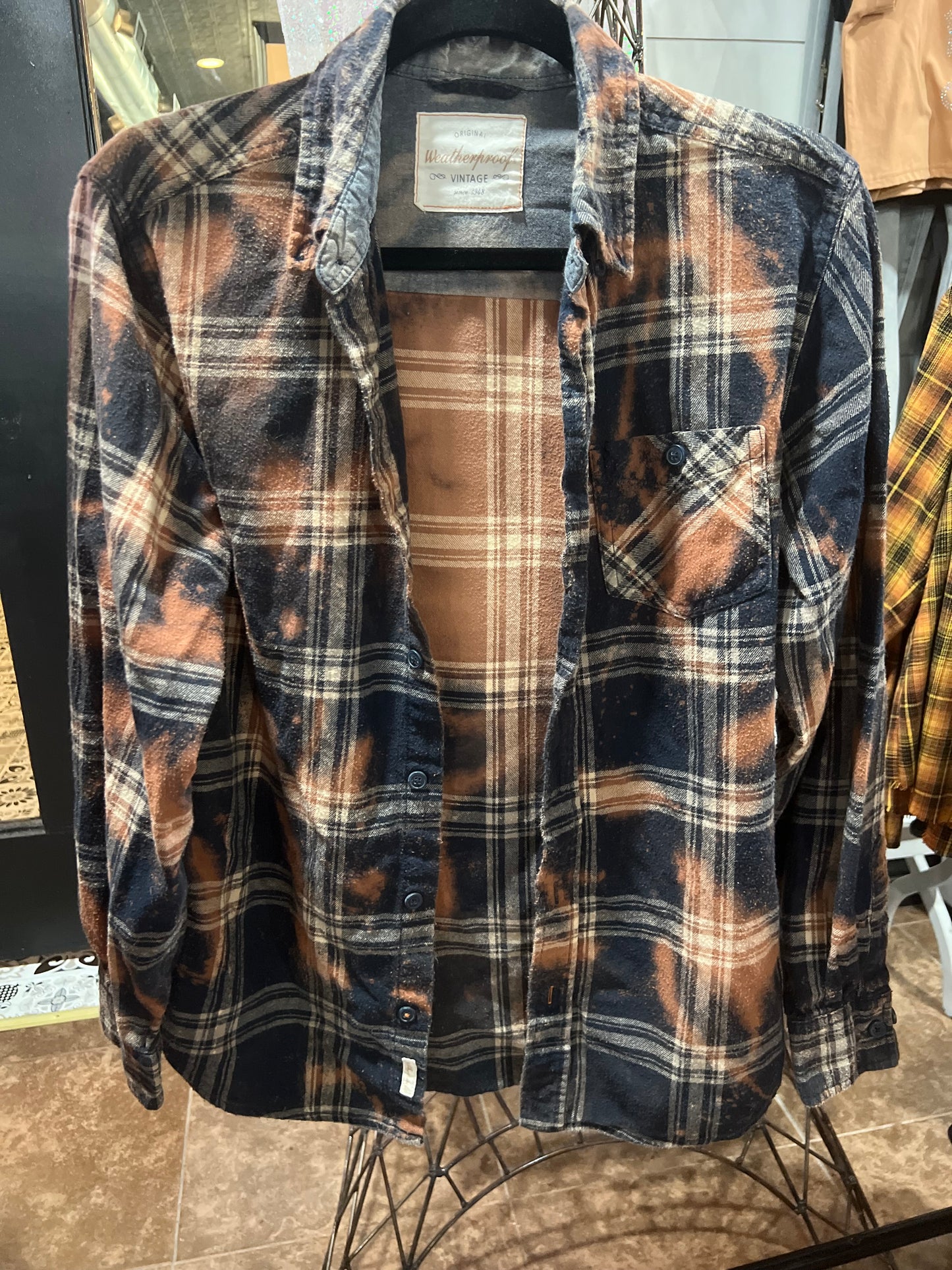 Star Rhinestone Flannel