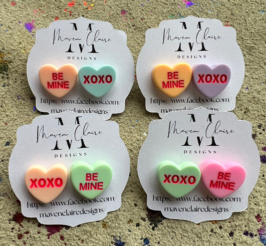 BE MINE Valentine Earrings - BeLoved Boutique 