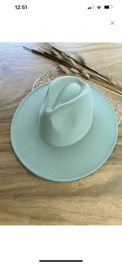 Classic Wide Brim Felt Hat - BeLoved Boutique 