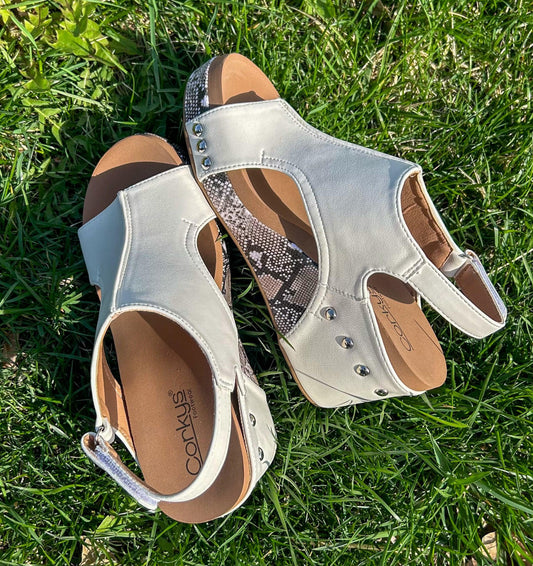 Corky’s Carley Snake Wedge - BeLoved Boutique 