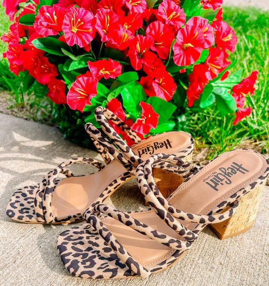 Corky's Dreamy Leopard Sandals - BeLoved Boutique 