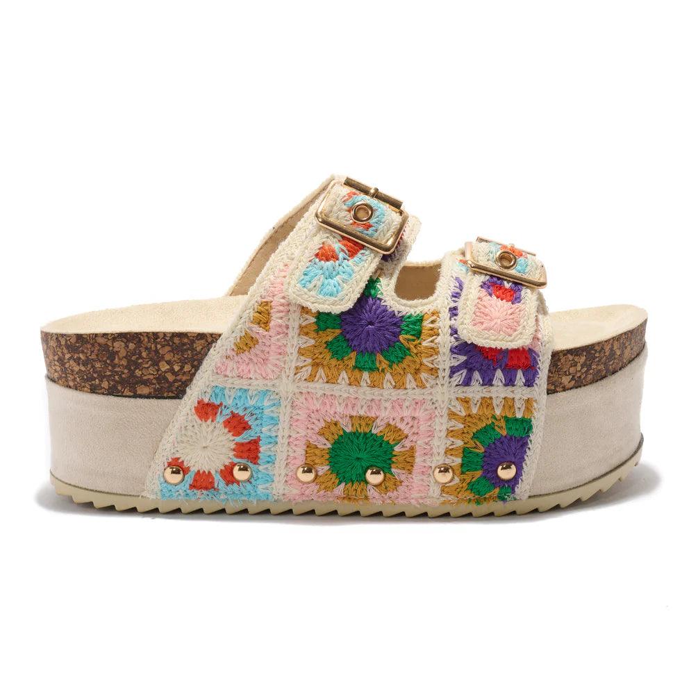 Crochet Platform Sandals - BeLoved Boutique 