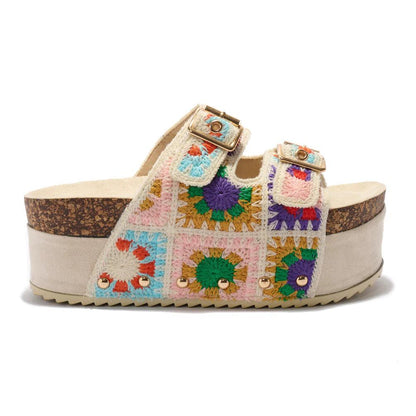 Crochet Platform Sandals - BeLoved Boutique 