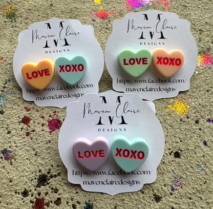 LOVE Valentine Earrings - BeLoved Boutique 