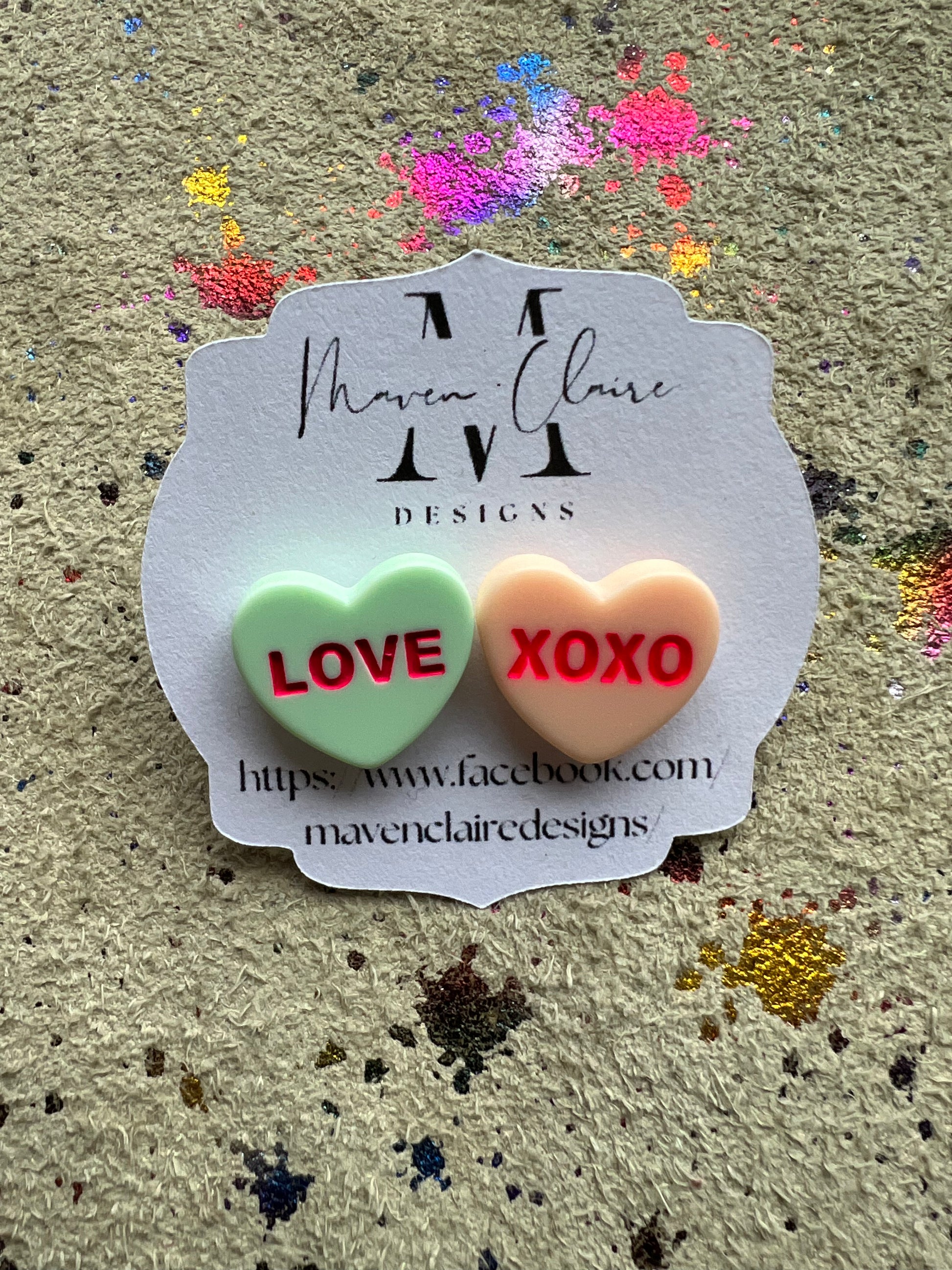 LOVE Valentine Earrings - BeLoved Boutique 