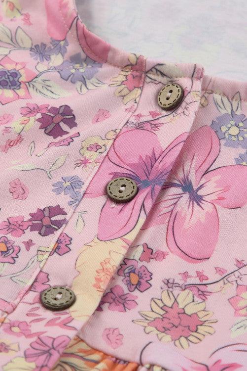 Multicolor Hibiscus Floral Dress - BeLoved Boutique 