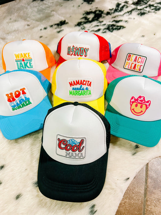 Foam Patch Trucker Hats - BeLoved Boutique 
